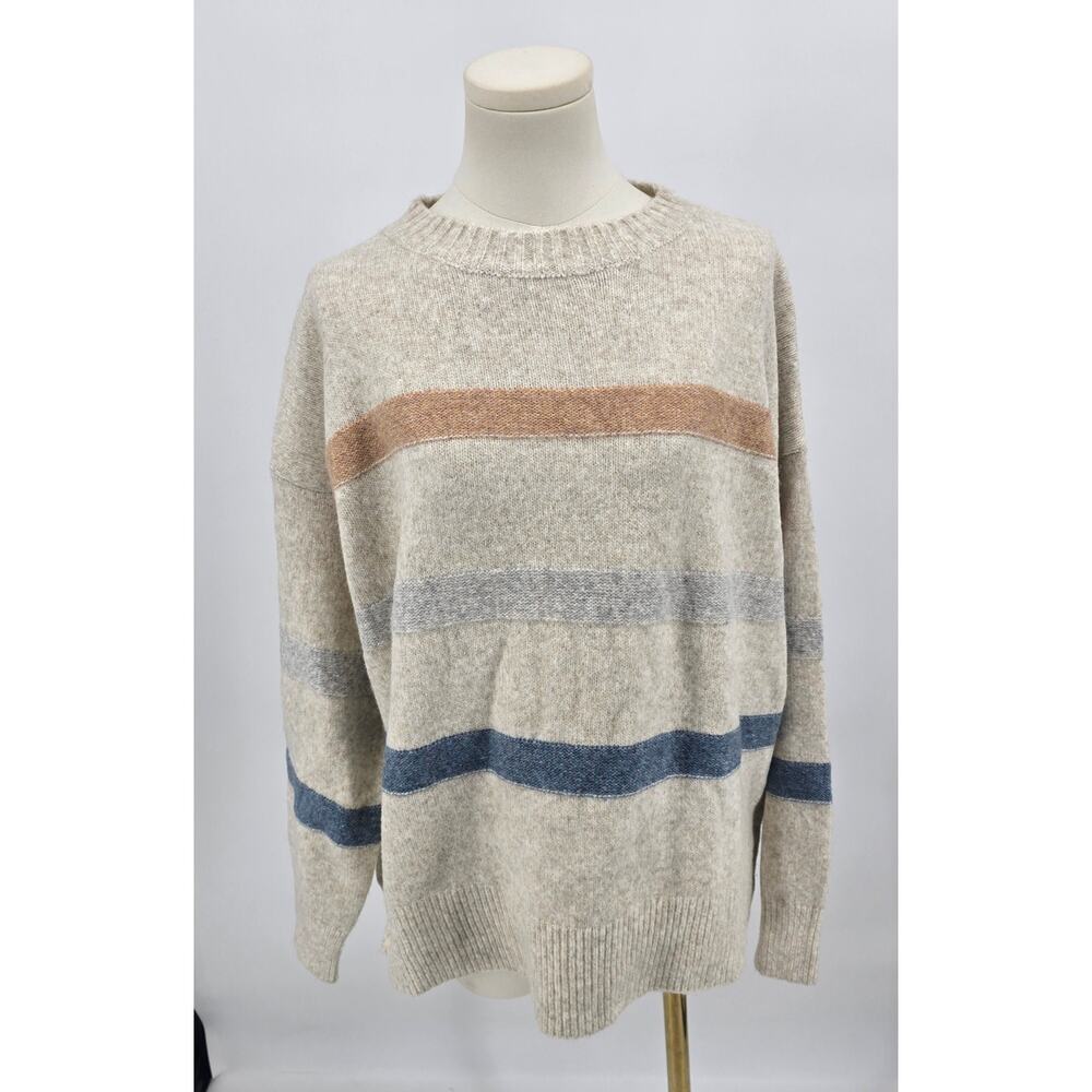 Wishlist Neutral Cozycore Summer Stripe Sweater